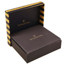 Etui na klucze Vip Collection LINED LEATHER 10 BROWN