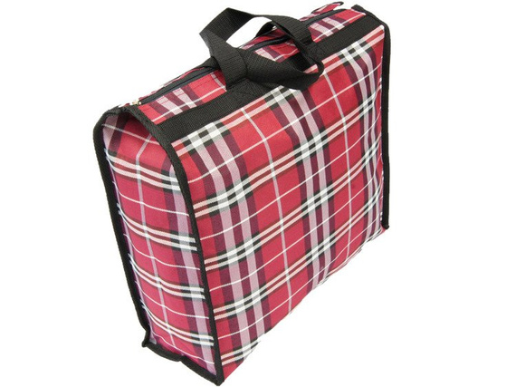 Solidna torba na zakupy Davidt's Czerwona