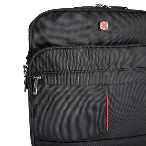 Torba męska na ramię raportówka Travel'n'Meet ME-5112 czarna