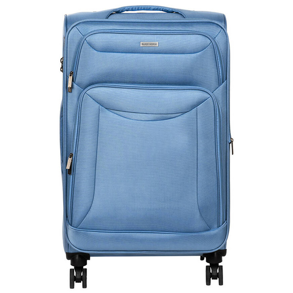 Duża walizka na kółkach 28" Black Horse Lincoln KC-230069-28 niebieska