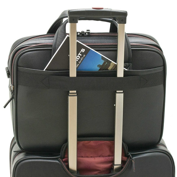 Torba biznesowa teczka na laptopa Davidt's czarna 282.700.01