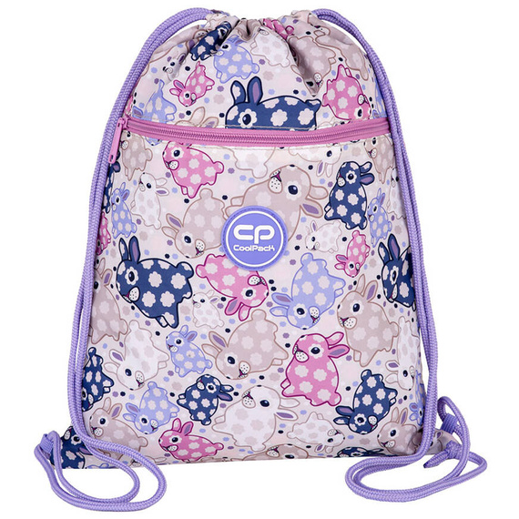 Zestaw CoolPack White Bunny - plecak Turtle, piórnik Campus i worek Vert