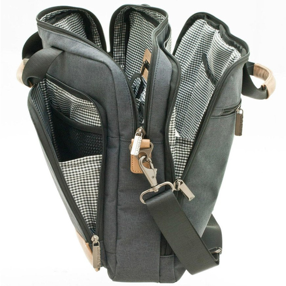 Torba na laptopa 17,3" Davidt's Mood & Moov 258.302.01 Szara