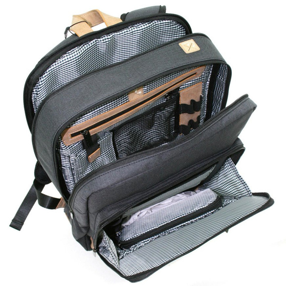 Plecak na laptopa 15,6" Davidt's Mood & Moov Szary 258.406.01