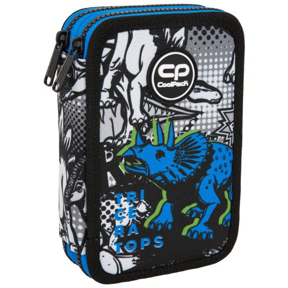 Piórnik szkolny podwójny z wyposażeniem CoolPack Jumper 2 T-rex F066853