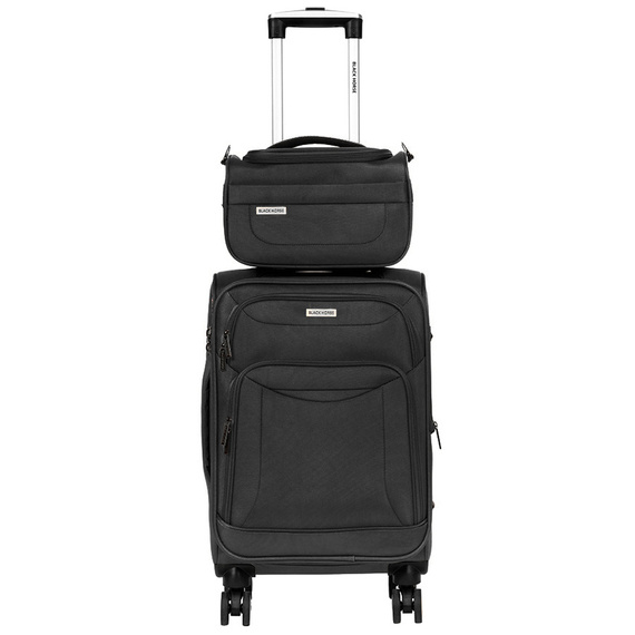 Kosmetyczka duża 12" Black Horse Lincoln KC-230069-12 czarna