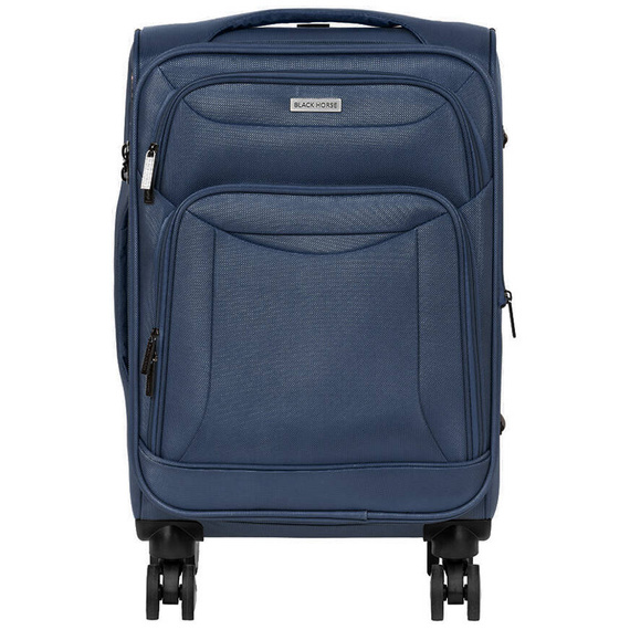 Mała walizka na kółkach 20" Black Horse Lincoln KC-230069-20 granatowa