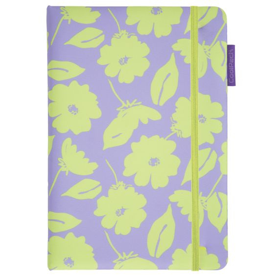 Note Book Coolpack Brulion A5 z gumką Flores Lila 99282PTR
