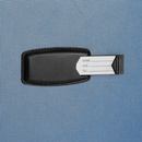 Duża walizka na kółkach 28" Black Horse Lincoln KC-230069-28 niebieska