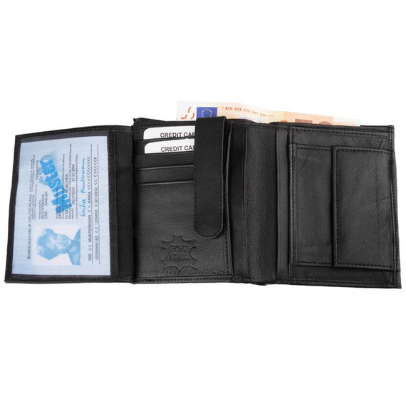 Portfel skórzany Old River 050 czarny