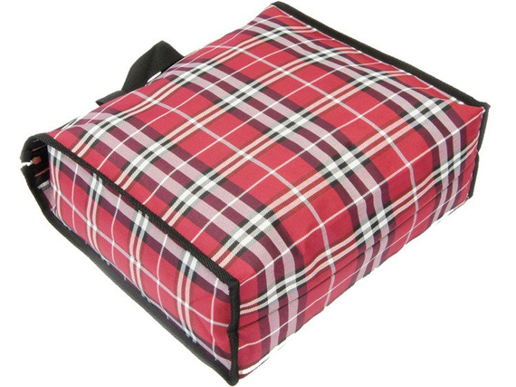 Solidna torba na zakupy Davidt's Czerwona