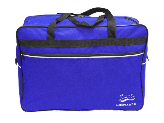 Torba bagaż podręczny Ryanair 55x40x20 Leonardo Niebieska