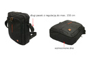 Torba męska na ramię raportówka New Bags czarna NB-5109