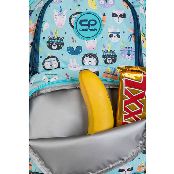 Plecak szkolny CoolPack Spiner Termic Indian Zoo E01547
