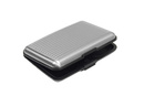 Etui aluminiowe na karty z zabezpieczeniem RFID STOP Deluxa srebrne 40981