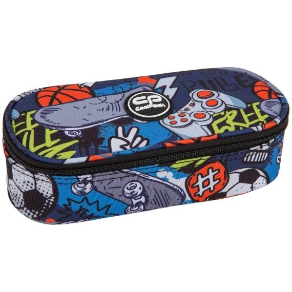 Pencil case CoolPack Campus Camo Mesh Yellow 98410CP No. B62068