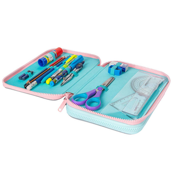 Piórnik szkolny podwójny z wyposażeniem CoolPack Jumper XL Sweet Dreams D077323