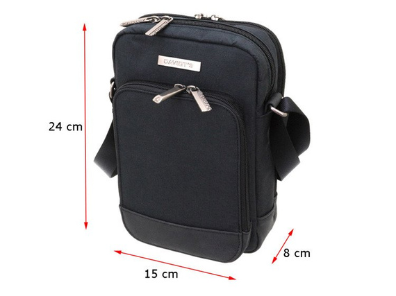 Torba męska na ramię Davidt's 258.010.60 czarna