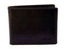 Elegancki skórzany portfel męski czarny Verus