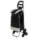 Wózek zakupowy na schody Black Horse czarny DC-307B-1 BLACK