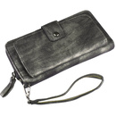 Portfel damski z kieszenią na telefon New Design Srebrny 98329-929