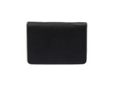 Etui na karty z zabezpieczeniem RFID STOP Leonardo czarne