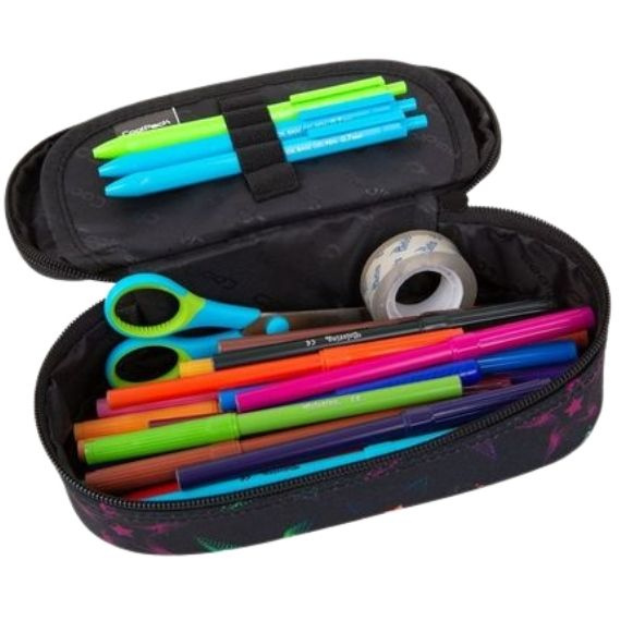 Pencil case CoolPack Campus Camo Mesh Yellow 98410CP No. B62068