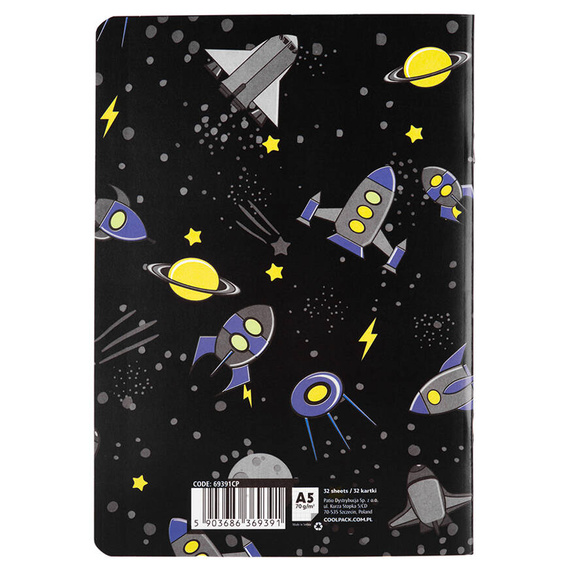 Zeszyt A5 32 kartkowy w kratkę Coolpack Atlantis 69391CP
