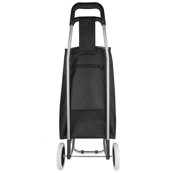 Shopping trolley on two wheels grey 41125 