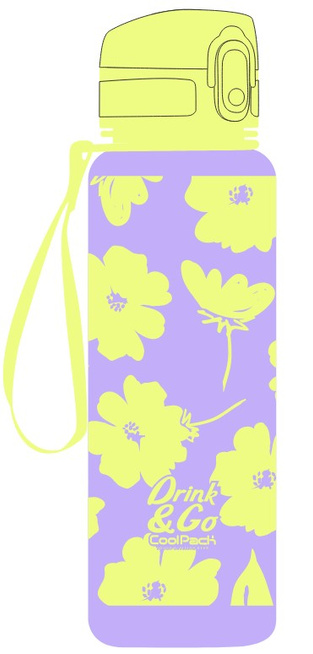Bidon Coolpack Brisk 600 ml Flores Lila Z16913