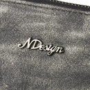 Portfel damski z kieszenią na telefon New Design Srebrny 98329-929