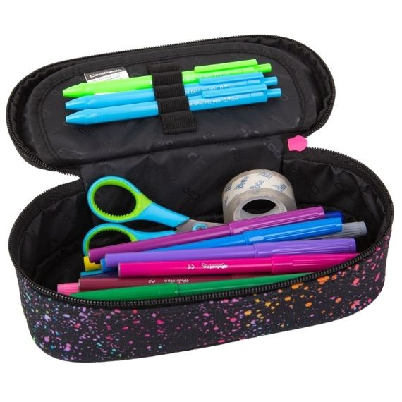 Pencil case CoolPack Campus Camo Mesh Yellow 98410CP No. B62068