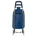 Wózek zakupowy na kółkach Black Horse granatowy DC-307B NAVY