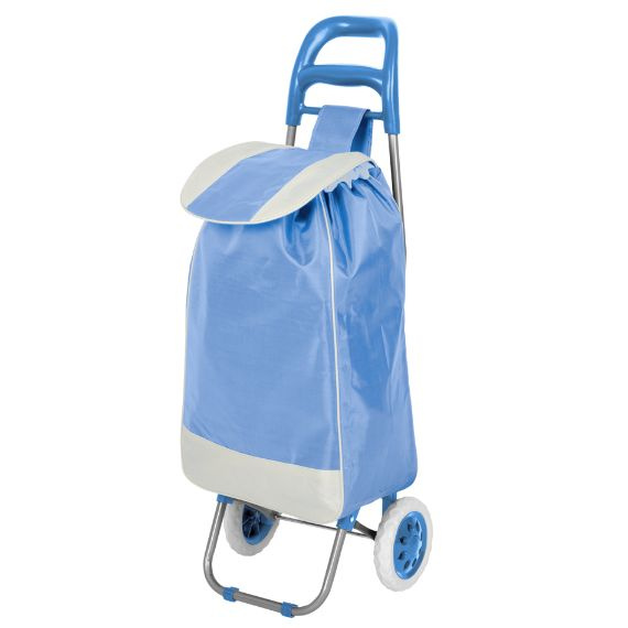 Wózek zakupowy na kółkach Black Horse niebieski DC-307B BLUE