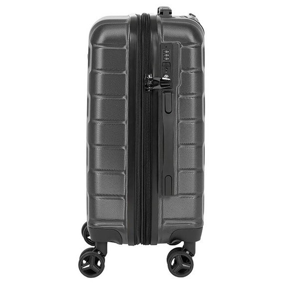 Komplet walizka z ABS-u 20" i kuferek 14" Black Horse Bentley PT-0069-20-14 szare