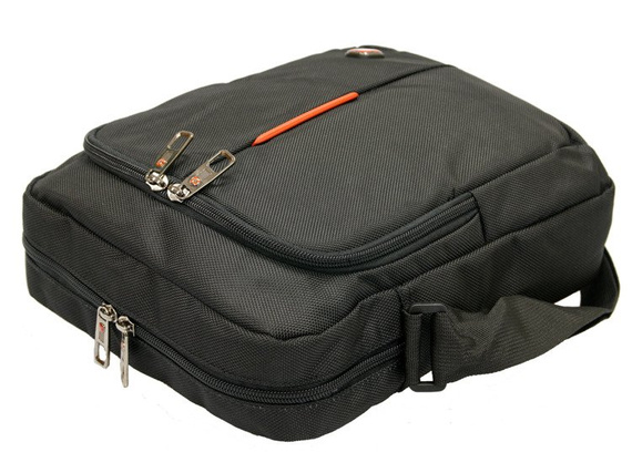 Torba męska na ramię raportówka New Bags czarna NB-5109