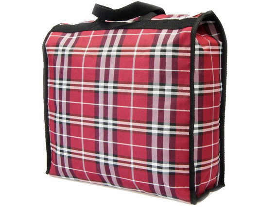 Solidna torba na zakupy Davidt's Czerwona