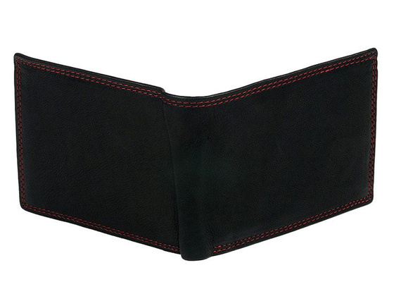 Klasyczny skórzany portfel męski Old River 894-SKV Czarno-brązowy