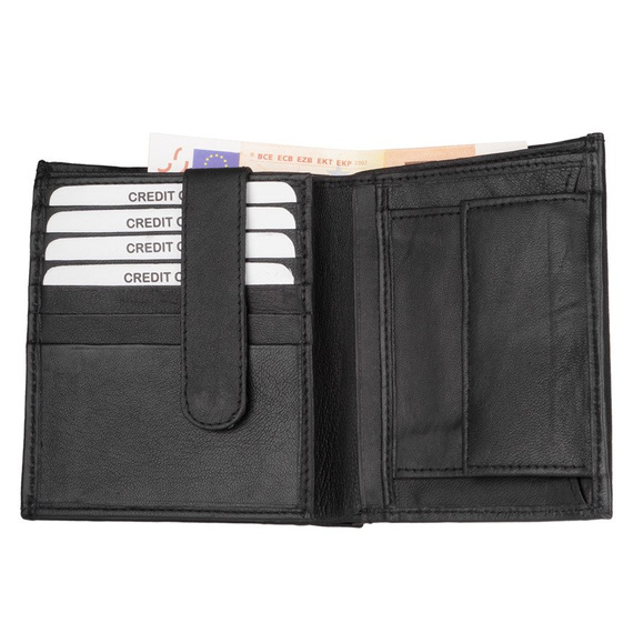 Portfel skórzany Old River 050 czarny