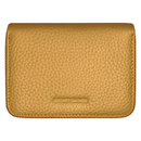 Etui na karty z piekiełkiem skórzane musztardowe RFID KB29 YELLOW