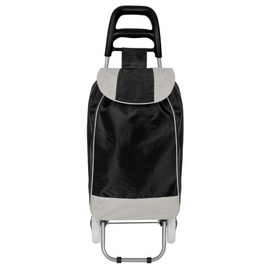 Wózek zakupowy na kółkach Black Horse czarny DC-307B BLACK