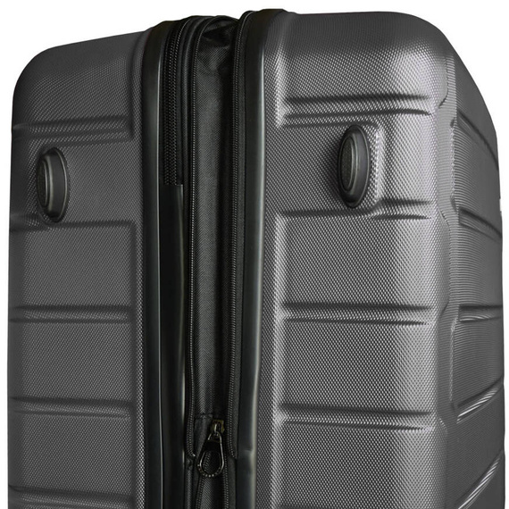 Komplet walizka z ABS-u 20" i kuferek 14" Black Horse Bentley PT-0069-20-14 szare