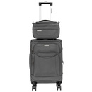 Kosmetyczka duża 12" Black Horse Lincoln KC-230069-12 szara