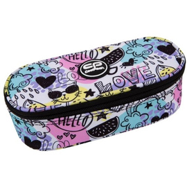 Pencil case CoolPack Campus Camo Mesh Yellow 98410CP No. B62068