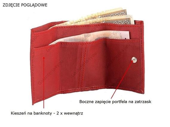 Portfel skórzany Old River 403ASSTD Czarny