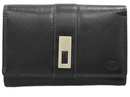 Funkcjonalny elegancki damski portfel Old River 6022-FN Czarny