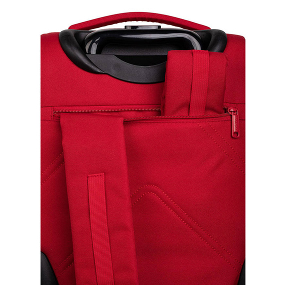 Plecak szkolny na kółkach CoolPack Compact RPET Red F086642