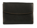 Klasyczny skórzany portfel damski Old River 10398 Czarny