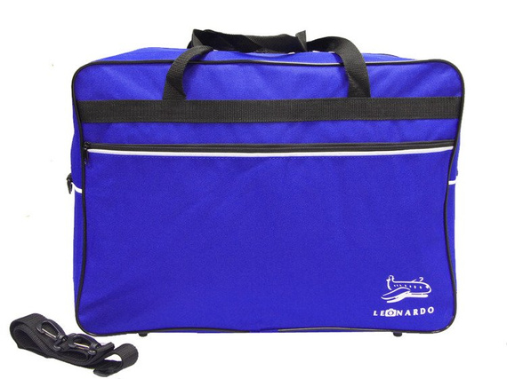Torba bagaż podręczny Ryanair 55x40x20 Leonardo Niebieska