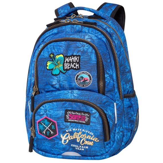 Plecak szkolny CoolPack Spiner Termic Badges Girls Blue 80318CP C01156